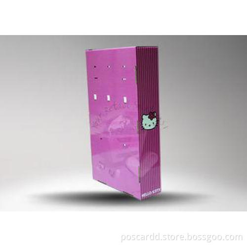 Advertising Cardboard Retail Sidekick Display With Peg Hook